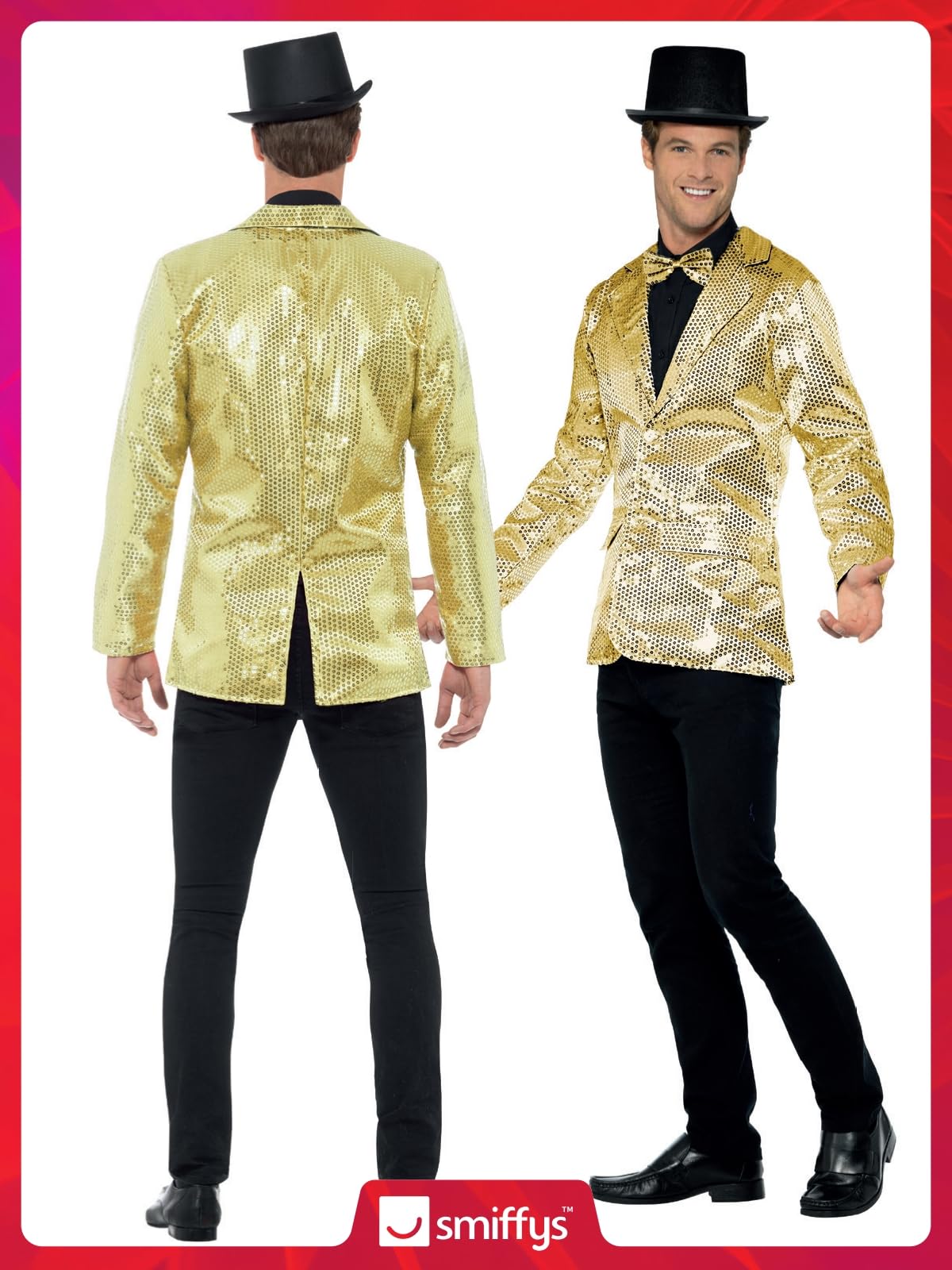 Sparkling Sequin Jacket for Men - Glamorous Party Blazer with Shimmering Details | Perfect for Halloween, Cosplay, New Year's Eve & Nightclub Outfits