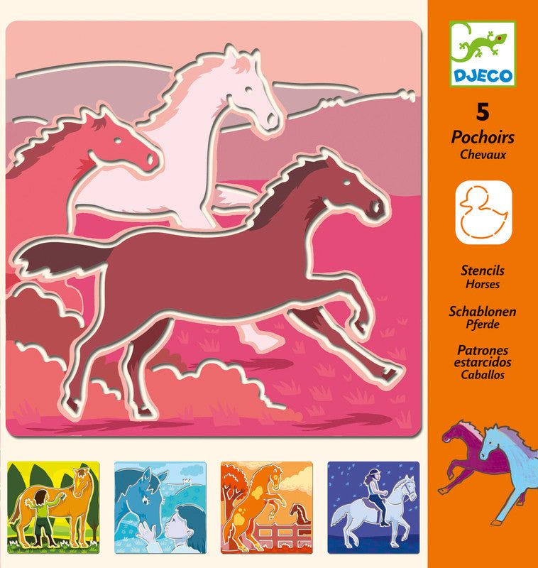 Buy Djeco Stencil Packs Online - Creative Art & Craft Stencils for Kids & Adults - Perfect for DIY Projects, Scrapbooking & Home Decor