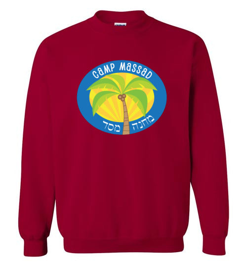 Massad Crewneck Sweatshirt for Men & Women | Soft Cotton Pullover Sweater | Casual Comfort Wear for Everyday, Lounge & Outdoor Activities