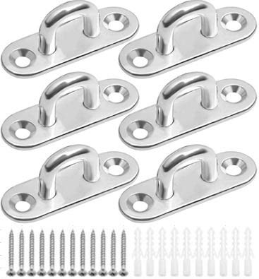 **M5 Hammock Chair Hanging Kit - Heavy Duty Ceiling Hook for Concrete & Wood Beams - Indoor/Outdoor Use for Hammock Stands, Yoga Swings, and Lounge Chairs - Easy Installation for Bedroom, Patio, or Backyard Relaxation**