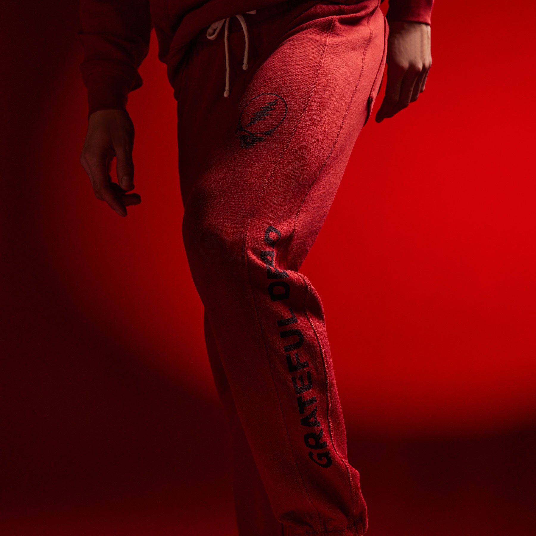 Grateful Dead Sweatpants for Men & Women - Sunstone/Deep Color - Comfortable Fleece Lounge Pants for Casual Wear, Yoga, and Relaxing at Home