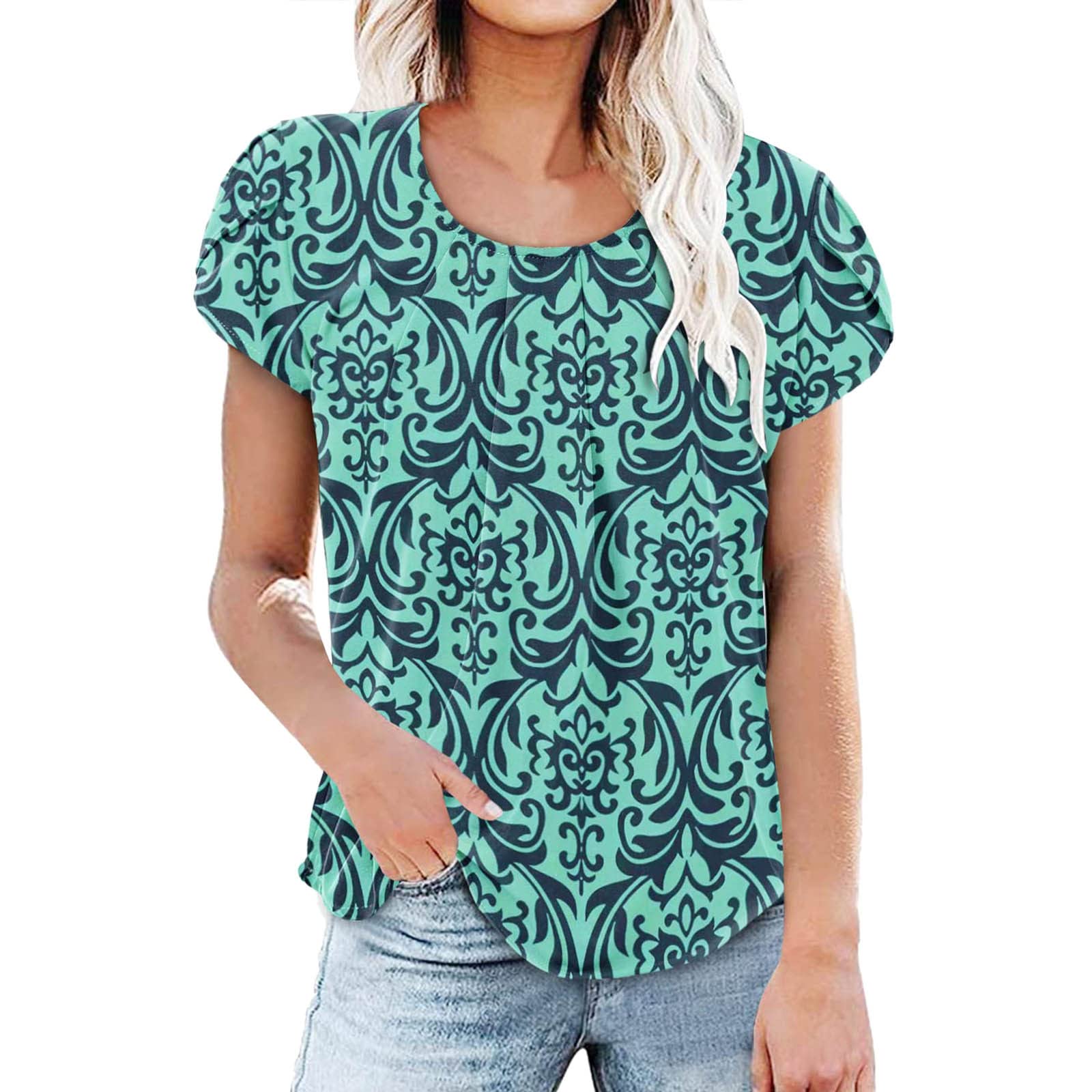 Women's Casual Long Sleeve V-Neck Tunic Tops for Fall & Spring | Comfortable Blouse for Everyday Wear, Office & Weekend Outfits
