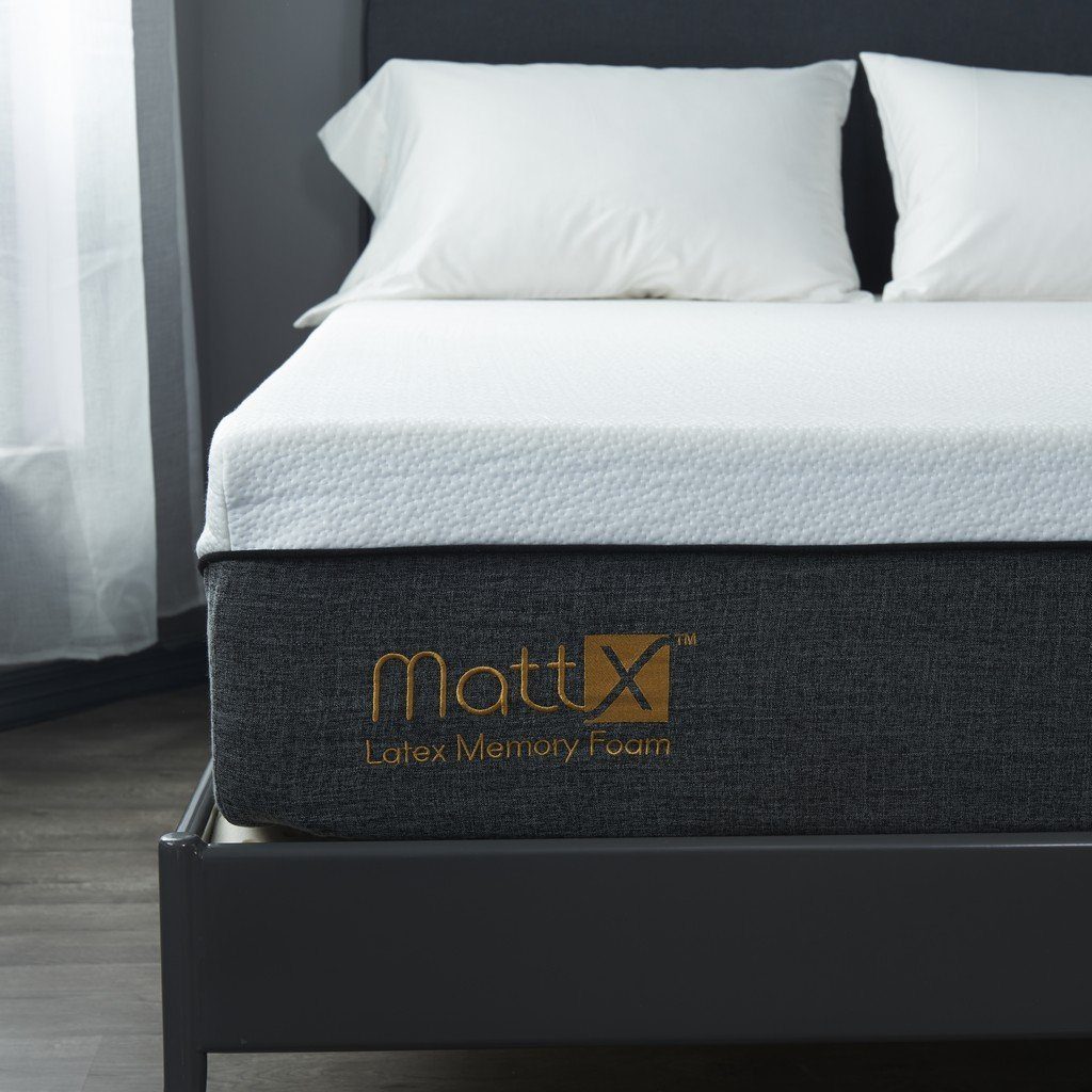 Hybrid Mattress with Motorized Storage Bed Frame Set - Queen Size, Adjustable Base, USB Ports & LED Lights for Modern Bedroom