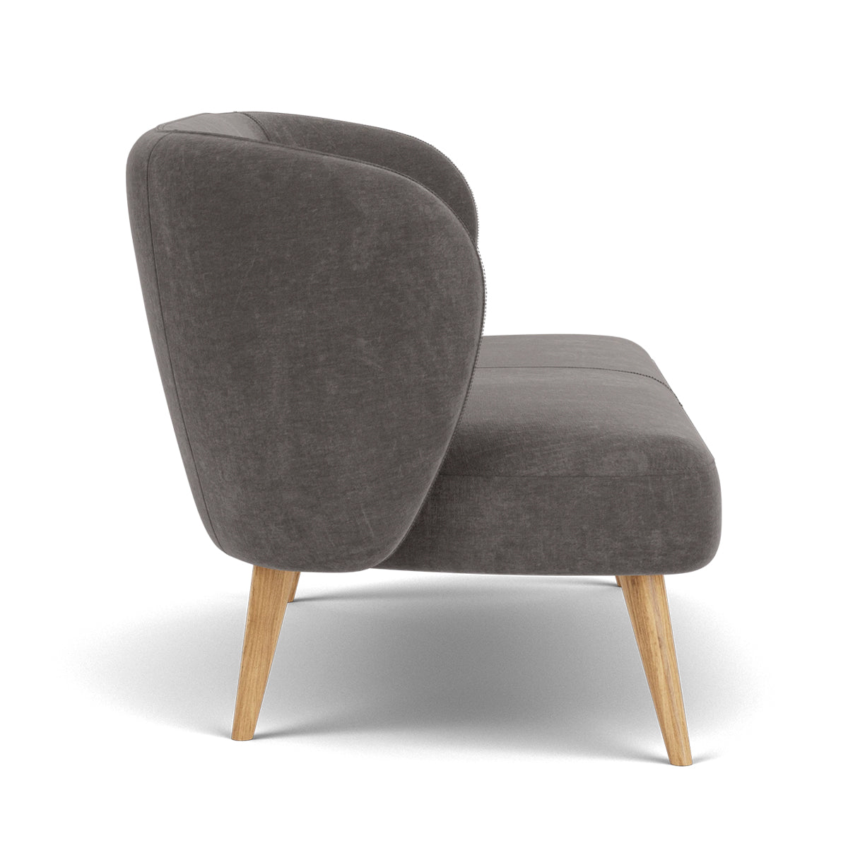 Kathleen Fabric 2 Seater Sofa - Modern Living Room Furniture for Small Spaces | Perfect for Apartments, Condos & Cozy Homes