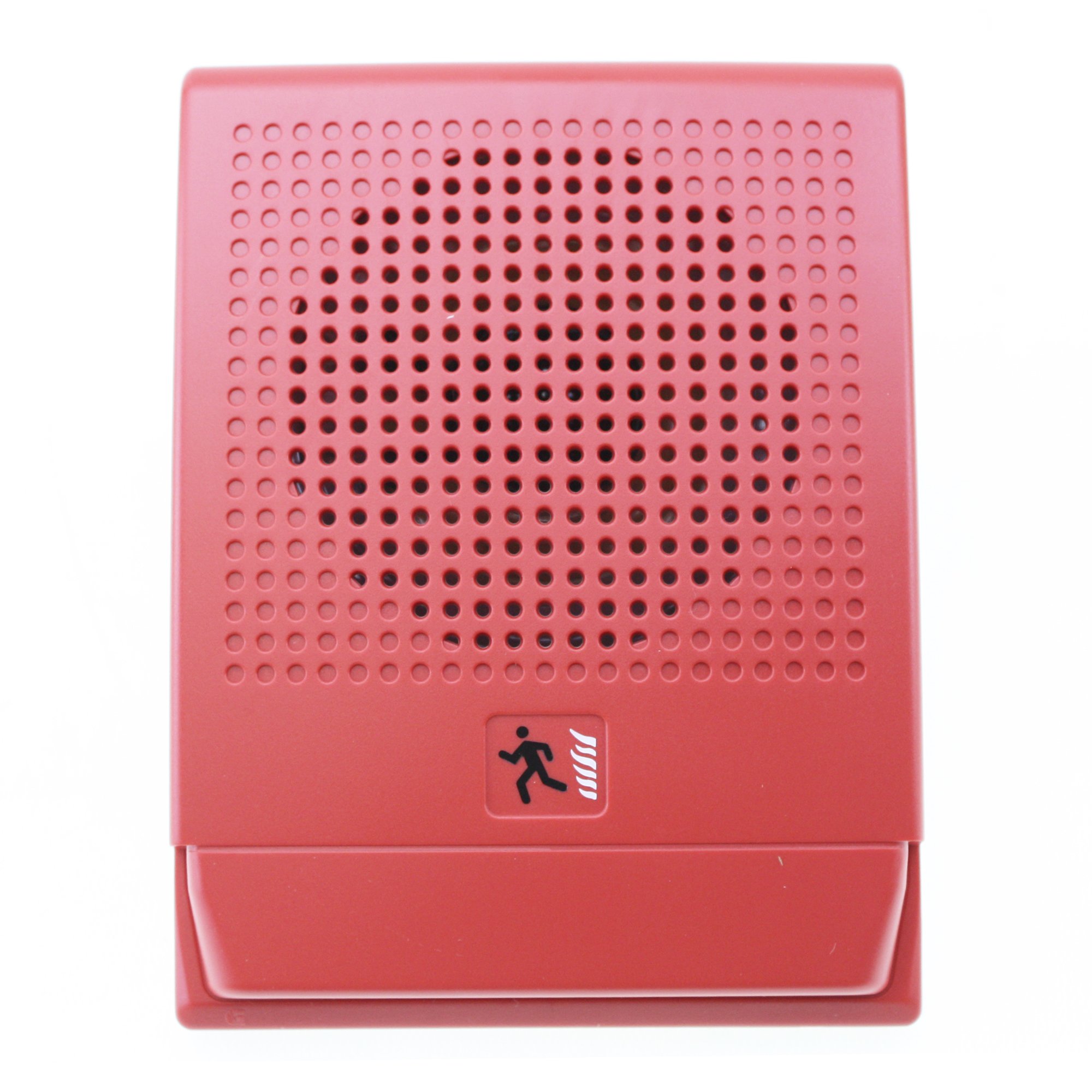 Edwards Red Fire Alarm Speakers 25Vrms with FIRE Marking G4RF-S2 - High Visibility Emergency Sound System for Commercial Buildings & Public Spaces