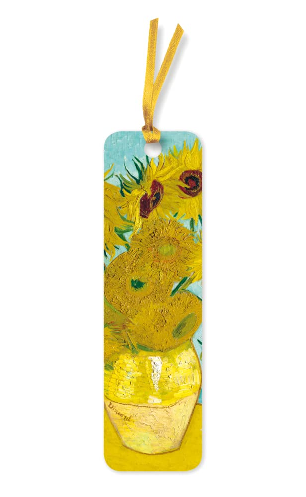 Vincent van Gogh Sunflower Bookmark Set - Pack of 10 Art-Inspired Bookmarks for Books, Journals & Gifts | Flame Tree Collection | Perfect for Book Lovers & Van Gogh Fans