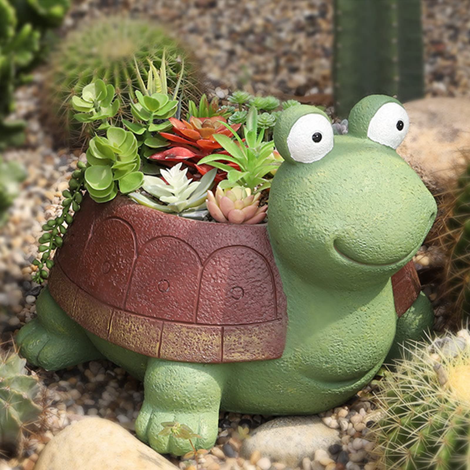 Turtle Silicone Mold for Succulent Planters - DIY Resin Flower Pot Molds, Animal Garden Figurines & Outdoor Decor - Perfect for Home Gardening, Craft Projects, and Unique Gift Ideas