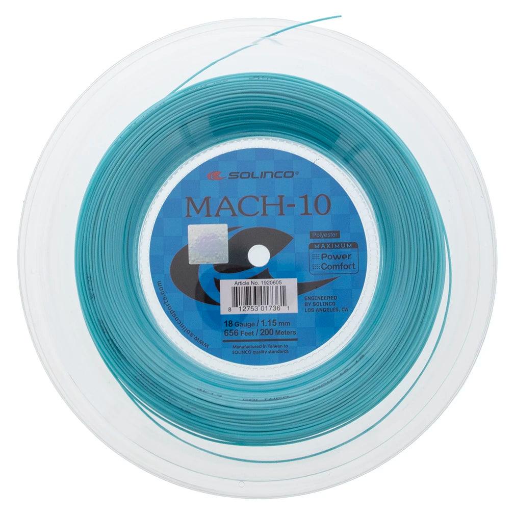 Mach 10 Tennis String Reel - Professional Tennis String for Durability & Performance | Perfect for Tennis Rackets, Stringing Machines & Tournament Play