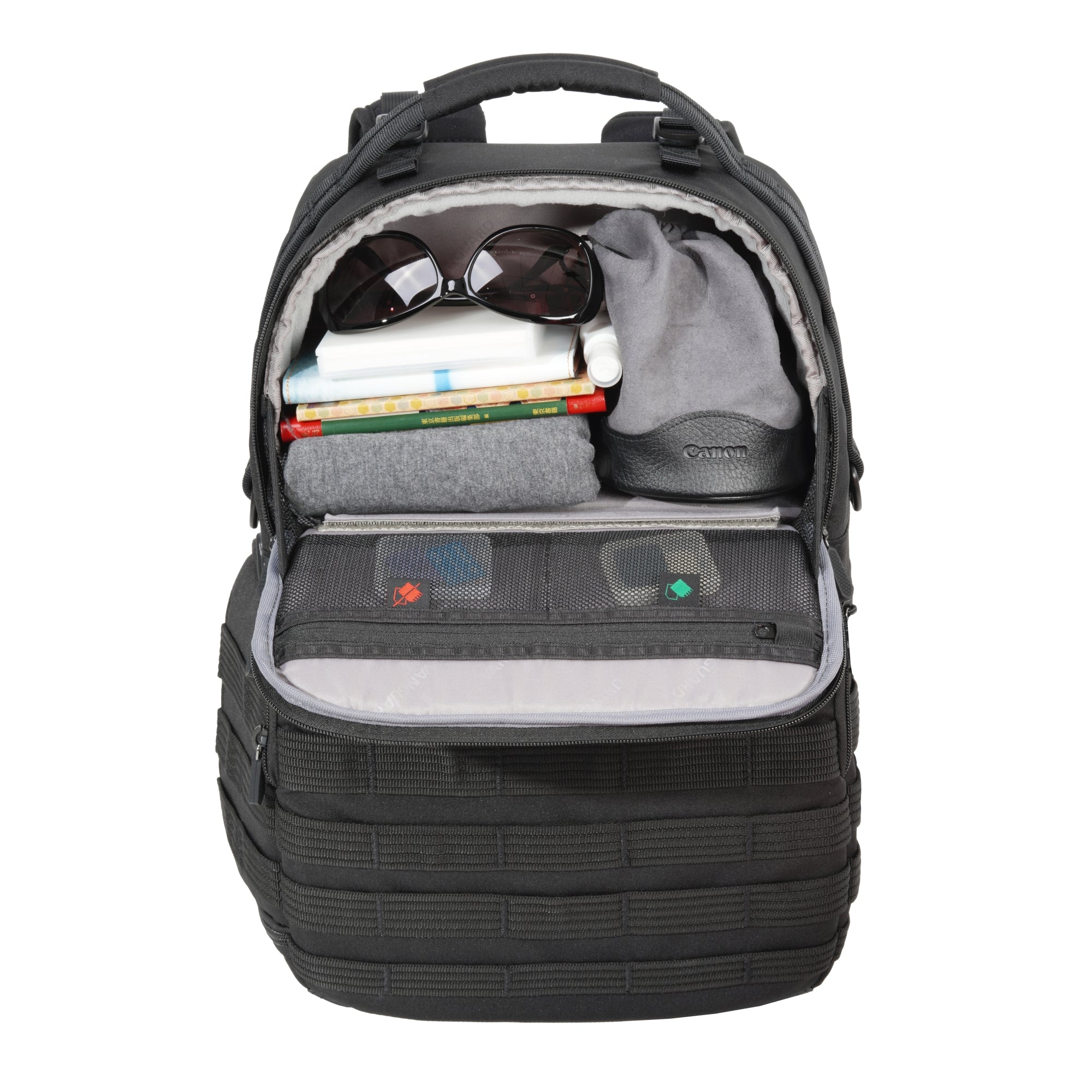 VEO RANGE T 45M BK Waterproof Travel Backpack - 45L Large Capacity Hiking Backpack with USB Charging Port, Black - Perfect for Outdoor Adventures, Camping & Business Travel