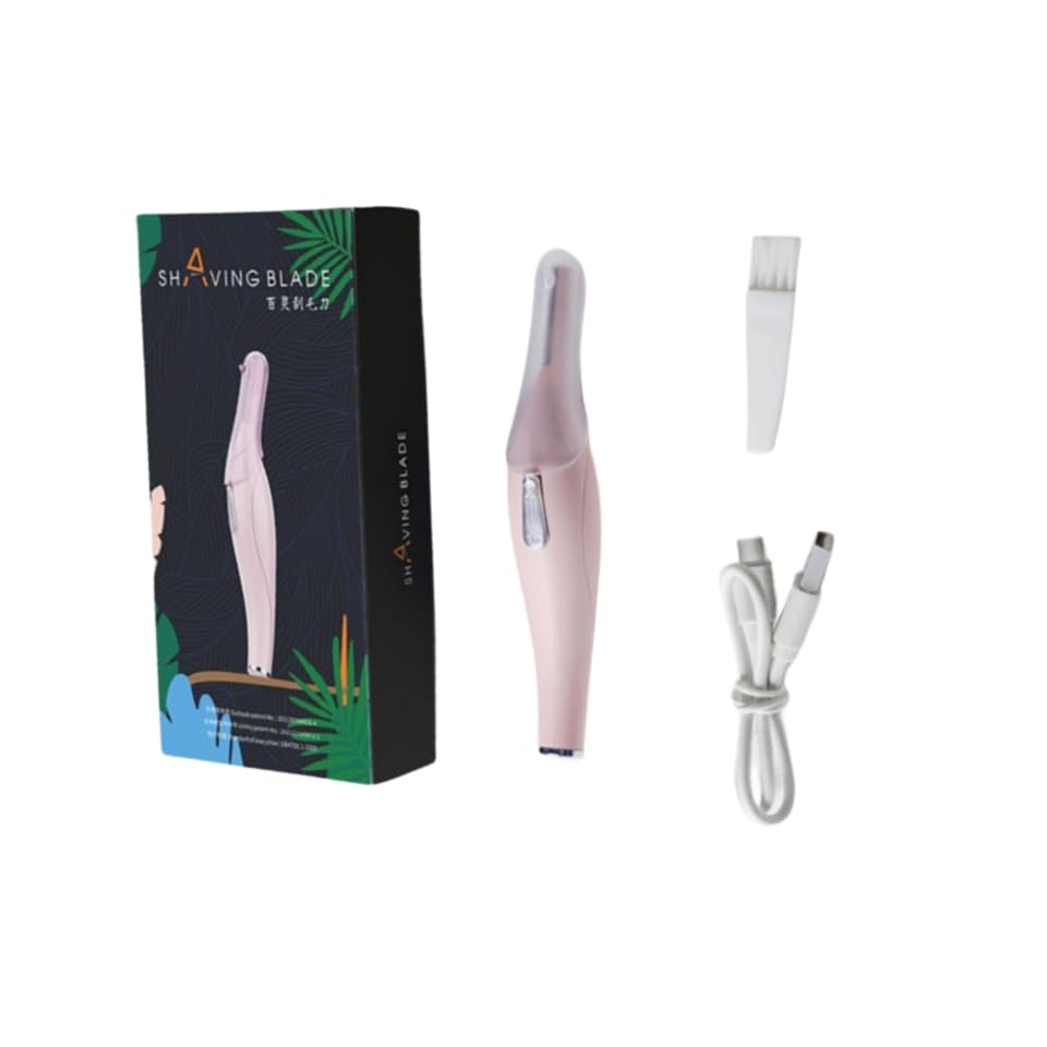 Painless Facial Hair Remover for Women - USB Rechargeable Eyebrow & Lip Hair Trimmer for Face, Sideburns | At-Home Salon Smooth Skin Care