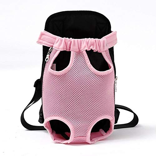 Portable Dog Carrier Backpack - Adjustable Chest & Back Sling for Small to Medium Dogs, 5-Ventilation Hole Design, Breathable Mesh for Travel, Hiking & Outdoor Adventures - Perfect for Camping, Beach Trips & Daily Walks