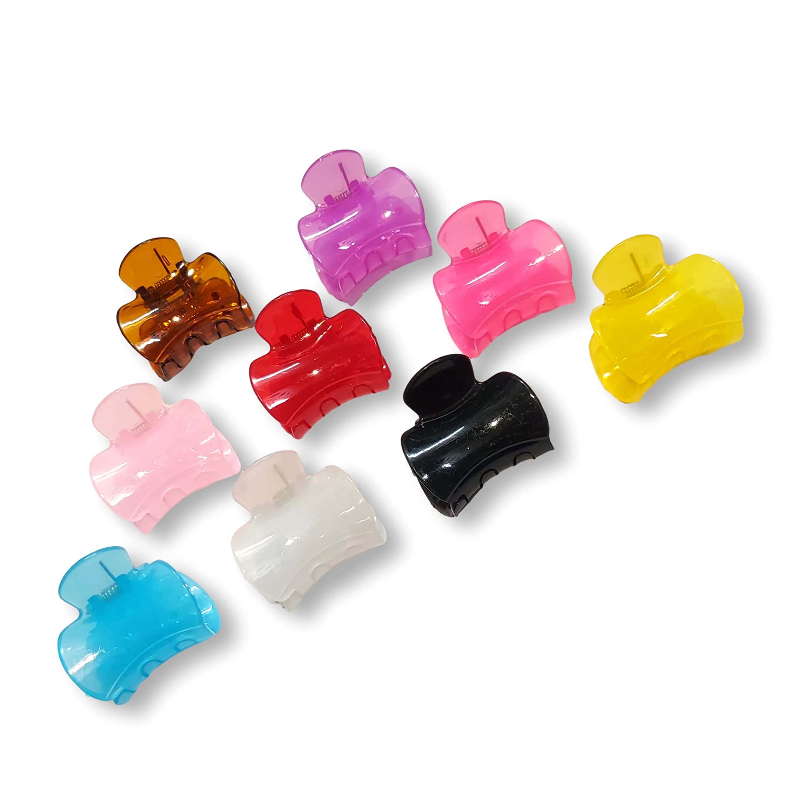 BELLO TOKO 12 Pack Durable Solid Color Hair Clips for Women & Girls - High Quality Hair Accessories for School, Work, Party and Everyday Use
