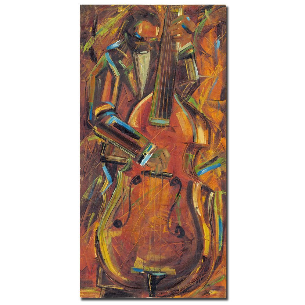 Joarez Jazz I Canvas Art Print - 12x24 Inches - Modern Wall Decor for Living Room, Bedroom & Office - Trademark Art Collection