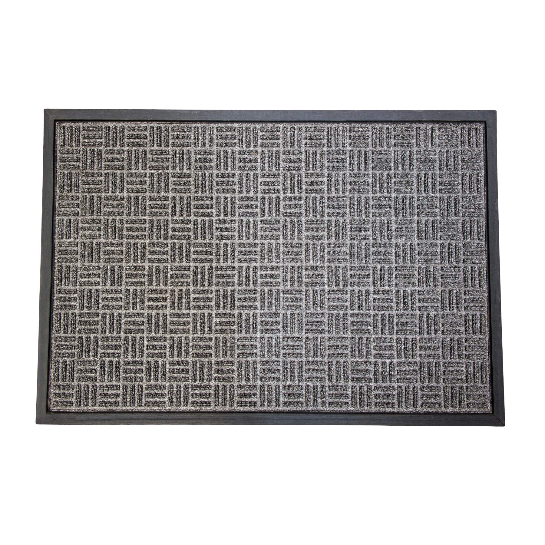Ultralux Premium Indoor Outdoor Entrance Mat 24” x 35” - Heavy Duty Absorbent Anti-Slip Doormat for Home or Office - Dark Gray Entry Rug (Multiple Sizes Available) - Perfect for High Traffic Areas, Mudrooms & Patio Doors