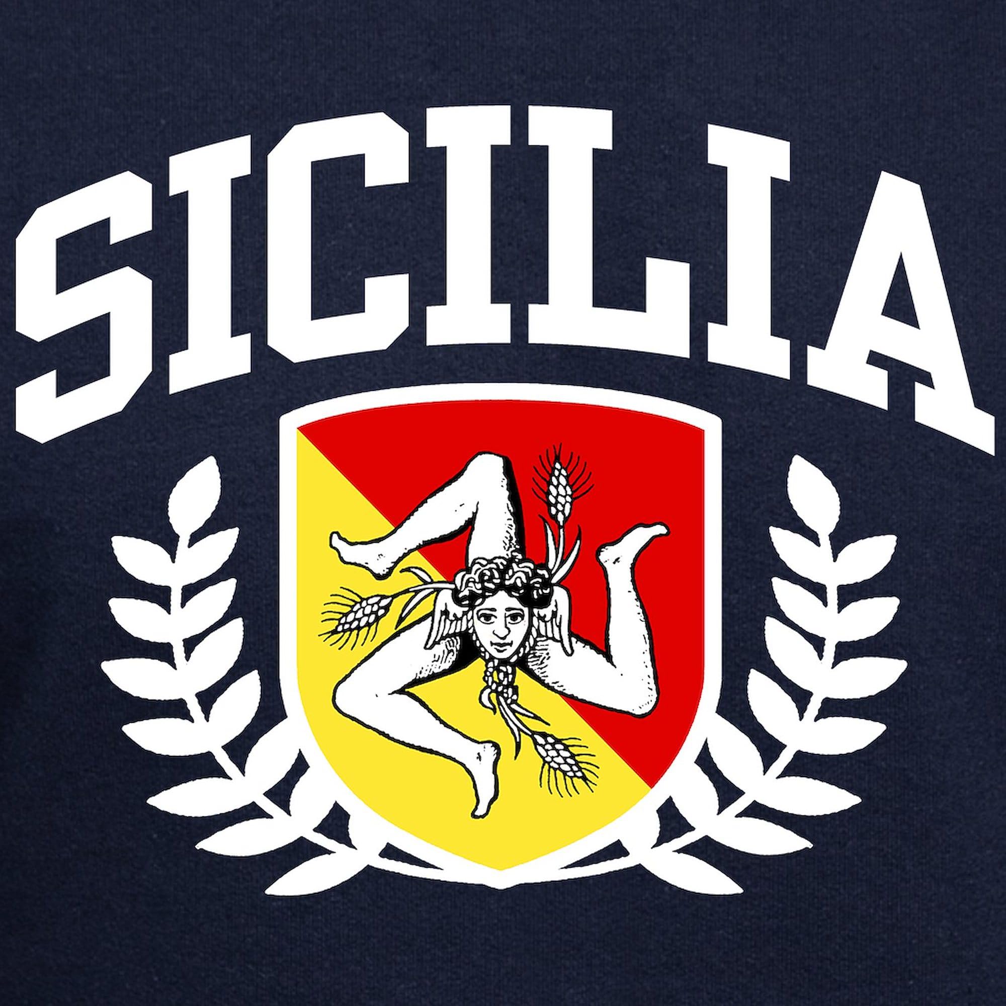 Sicilia Hoodie for Men - Dark Regular Fit Pullover Sweatshirt | Comfortable & Stylish Casual Wear for Everyday, Gym, and Outdoor Activities