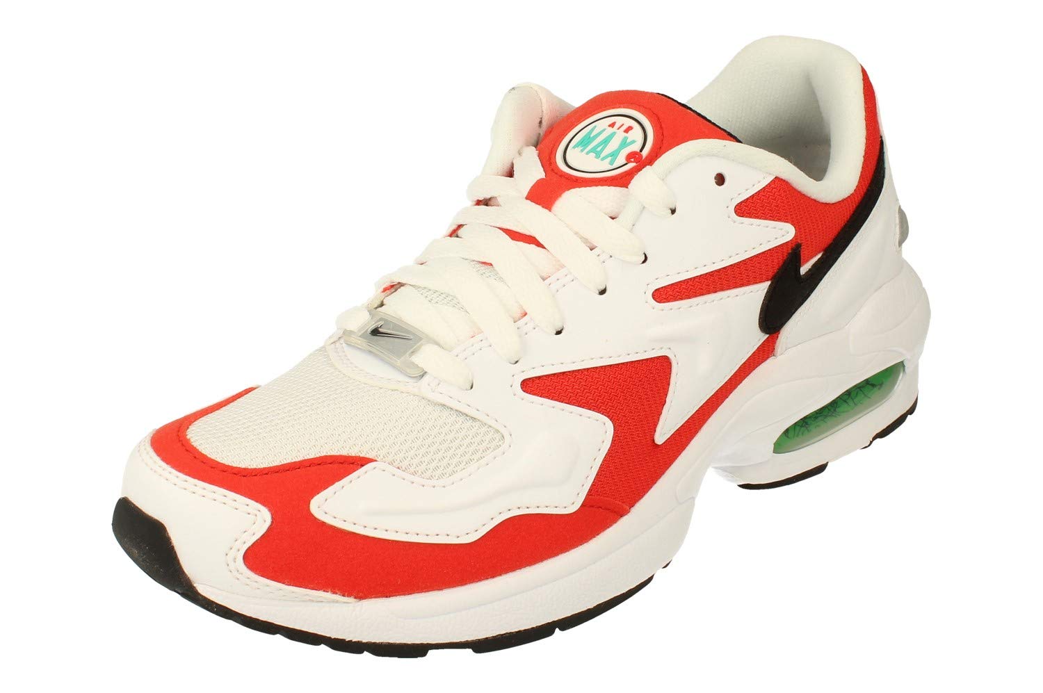 Nike Air Max2 Light Men's Running Shoes - Ao1741-101 White/Black Size 7.5 | Comfortable Athletic Sneakers for Jogging, Gym Workouts & Casual Wear
