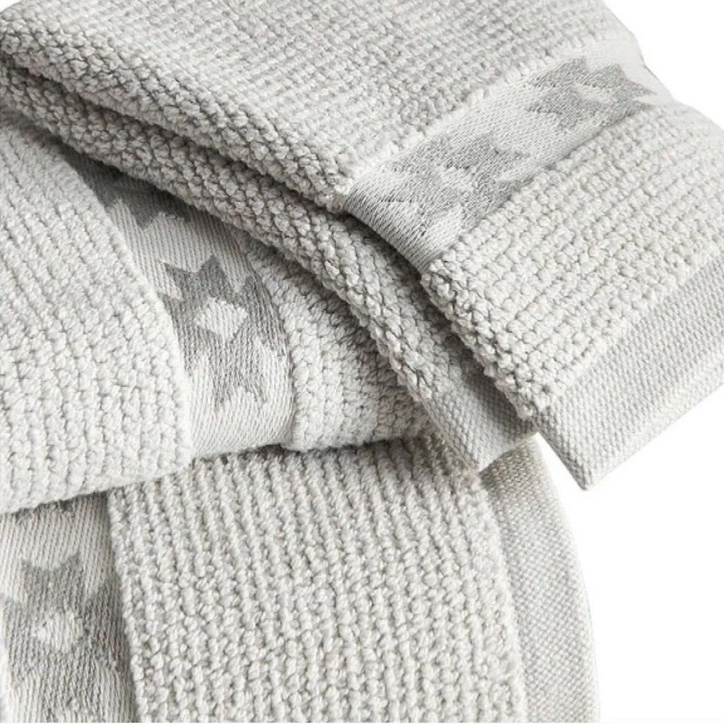 Premium Turkish Bath Towel Set - 3 Piece Luxury Cotton Towels (Gray) - Soft & Absorbent for Spa, Beach & Home Use
