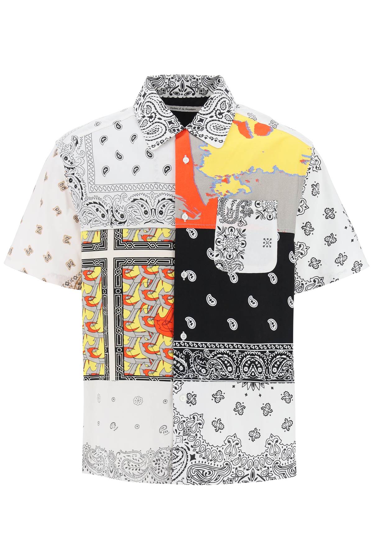 Children of the Discordance Patchwork Short Sleeve Shirt - Stylish Streetwear for Men | Perfect for Casual Outfits & Urban Fashion