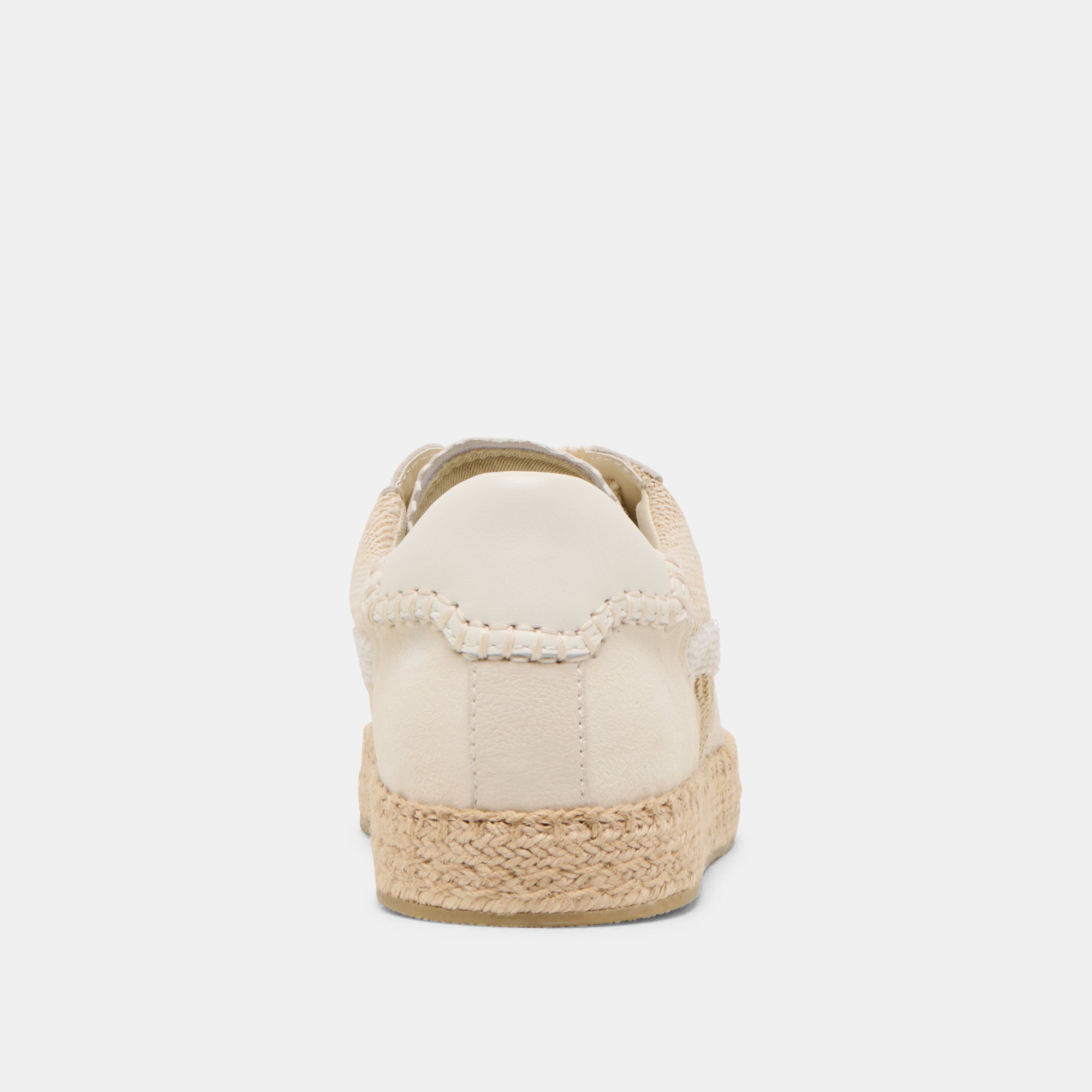 Notice Women's Beaded Espadrille Sneakers - Natural Multi Burlap Fabric - Comfortable Casual Shoes for Summer, Beach & Boho Fashion