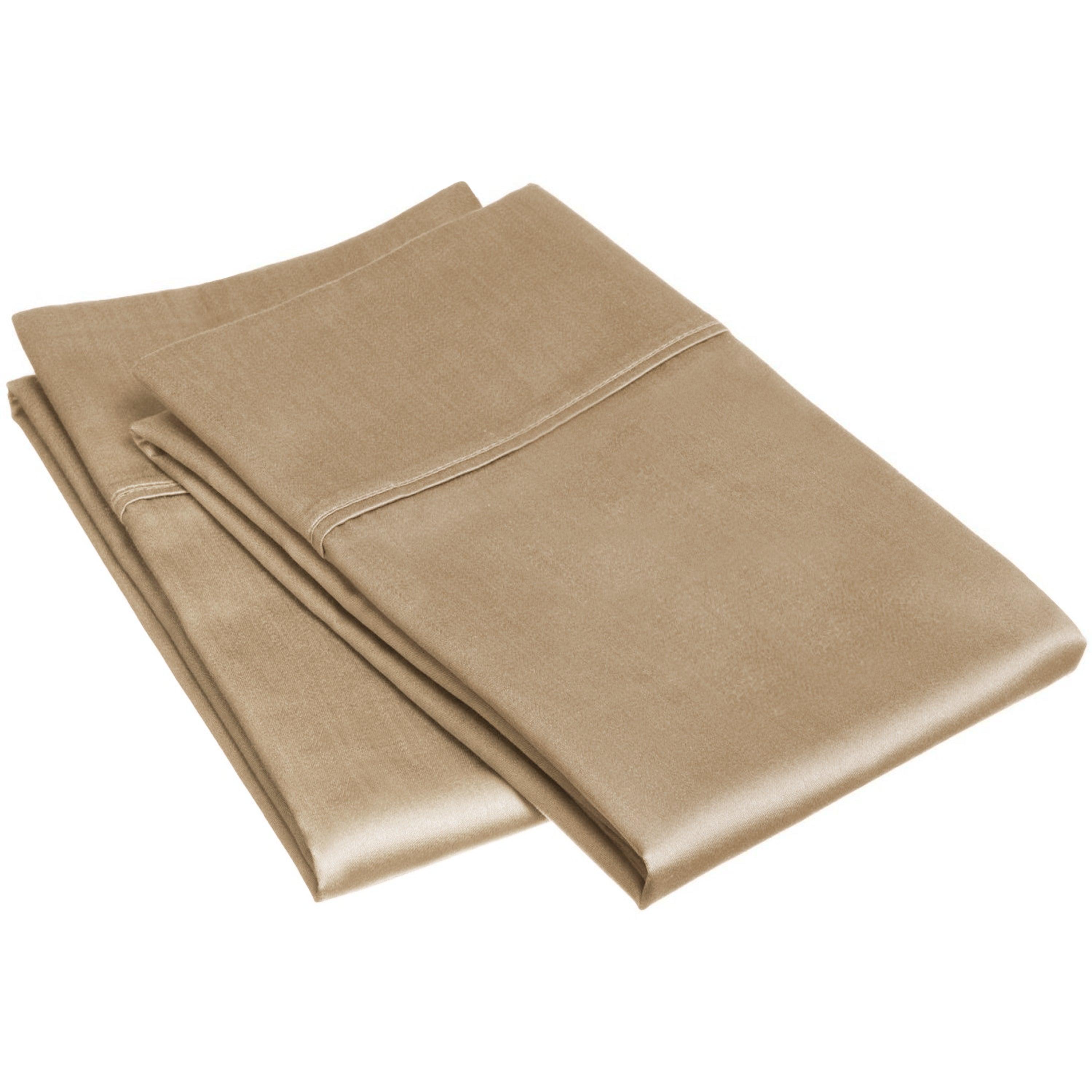 Premium 400 Thread Count Egyptian Cotton Pillowcase Set of 2 - Ultra Soft & Breathable Bedding for Luxury Hotels & Home Use