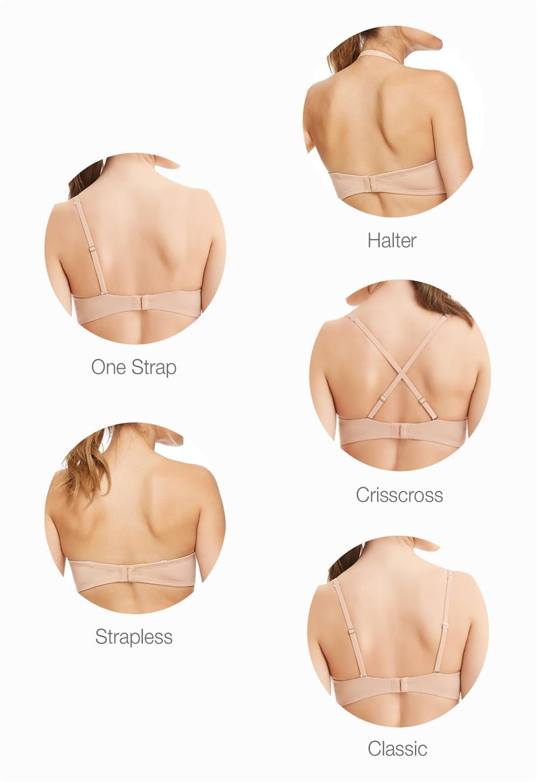 Strapless Bra Sand - Invisible Seamless Comfort for Wedding, Evening Dresses & Formal Wear