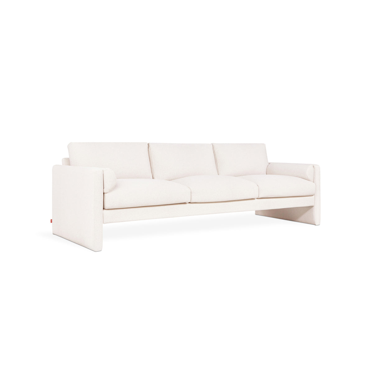 M Co Living Laurel Sofa - Modern Comfortable Sectional Couch for Living Room, Lounge & Family Room - Soft Fabric Upholstery with Sturdy Wooden Frame - Perfect for Small Spaces, Apartments & Home Theater
