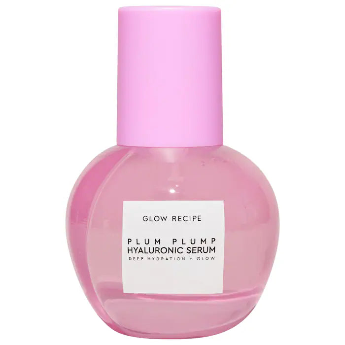 Glow Recipe Plum Plump Hyaluronic Acid Serum - Hydrating Facial Serum for Glowing Skin | Day & Night Moisturizer for Dry & Dull Skin