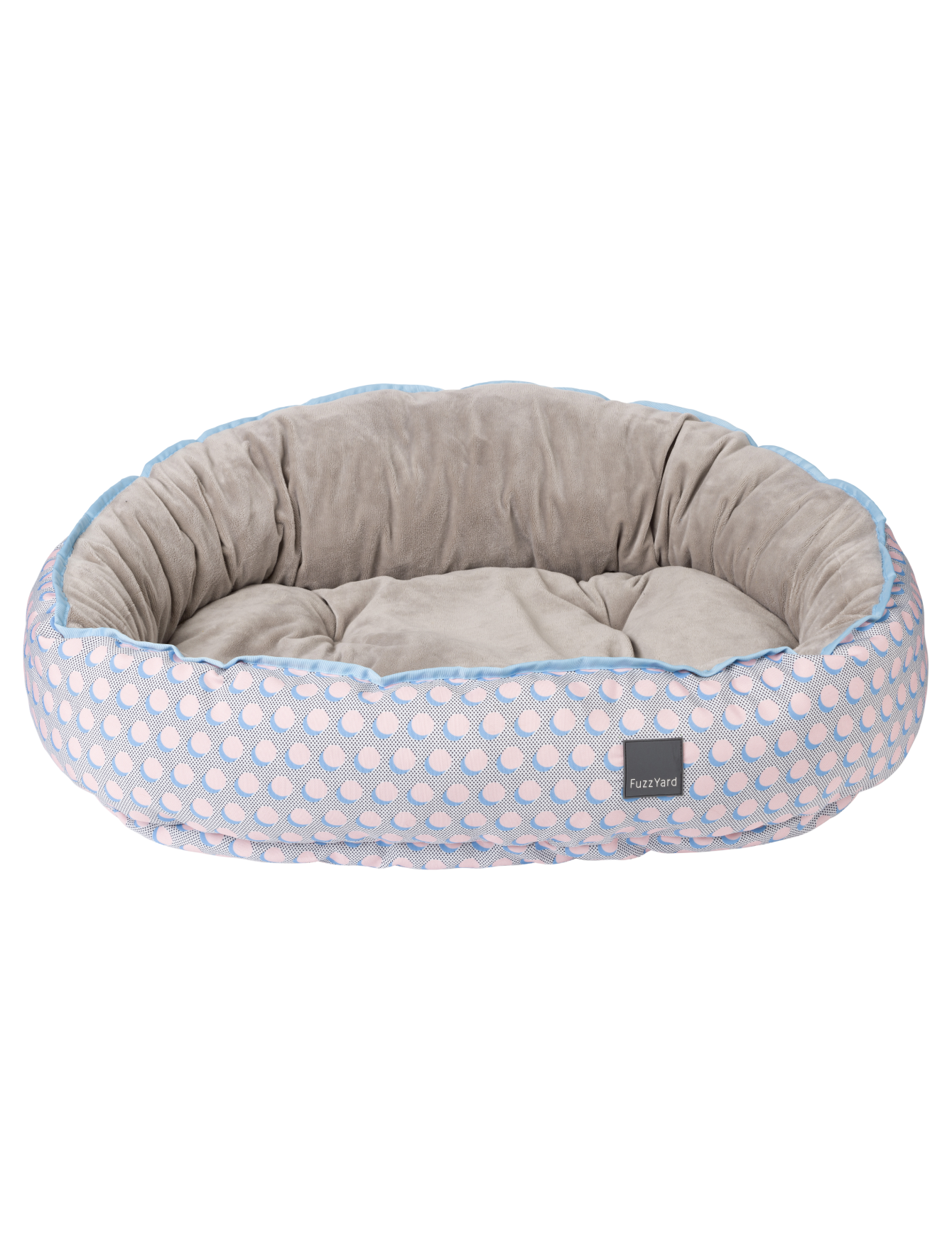 FuzzYard Reversible Dog & Cat Bed - Cozy Dippin' Design, 3 Sizes (Small/Medium/Large) - Perfect for Pets' Napping, Lounging & Home Decor
