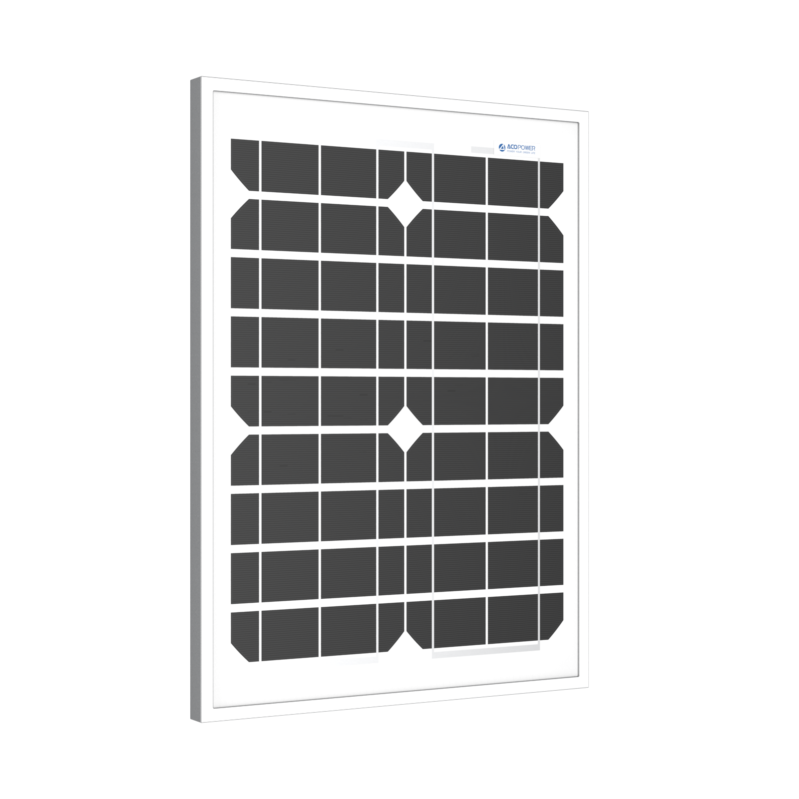 ACOPower 20W Monocrystalline Solar Panel for 12V Battery Charging - Portable Off-Grid Power for RV, Boat, Camping & Emergency Use