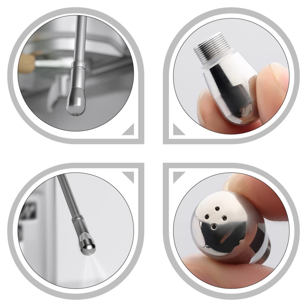 Stainless Steel Coffee Steamer Nozzle - Milk Frother Attachment for Espresso Machines, Perfect for Lattes & Cappuccinos - Ideal for Home Baristas & Office Coffee Makers