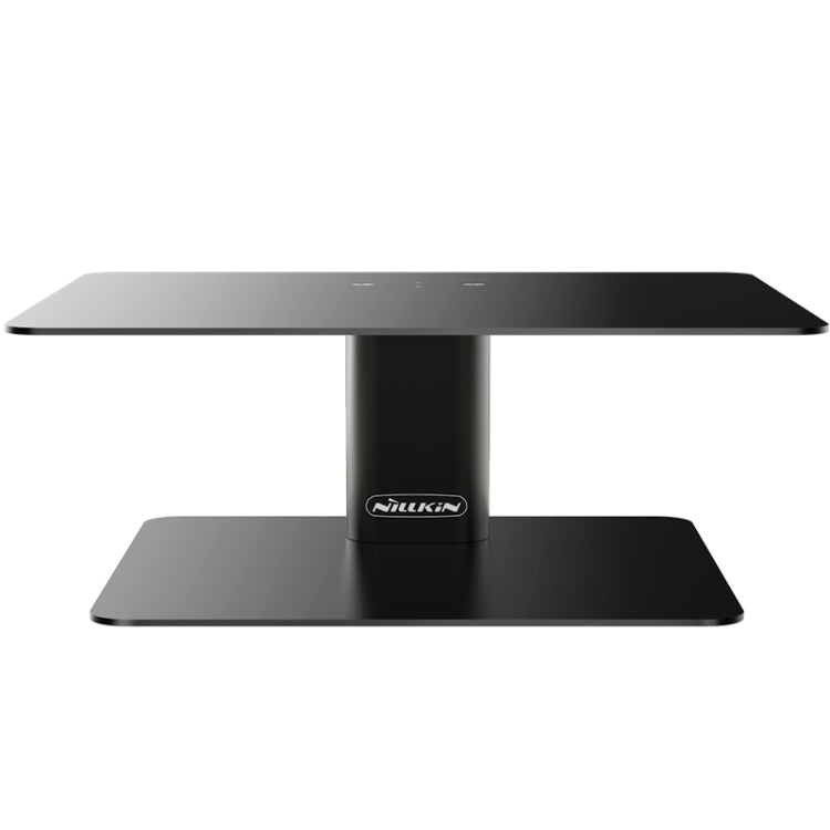 Nillkin N6 Adjustable Metal Monitor Stand Riser - Ergonomic Computer Screen Desk Organizer for Home & Office Workspace - Perfect for Laptops, Monitors, and All-in-One PCs
