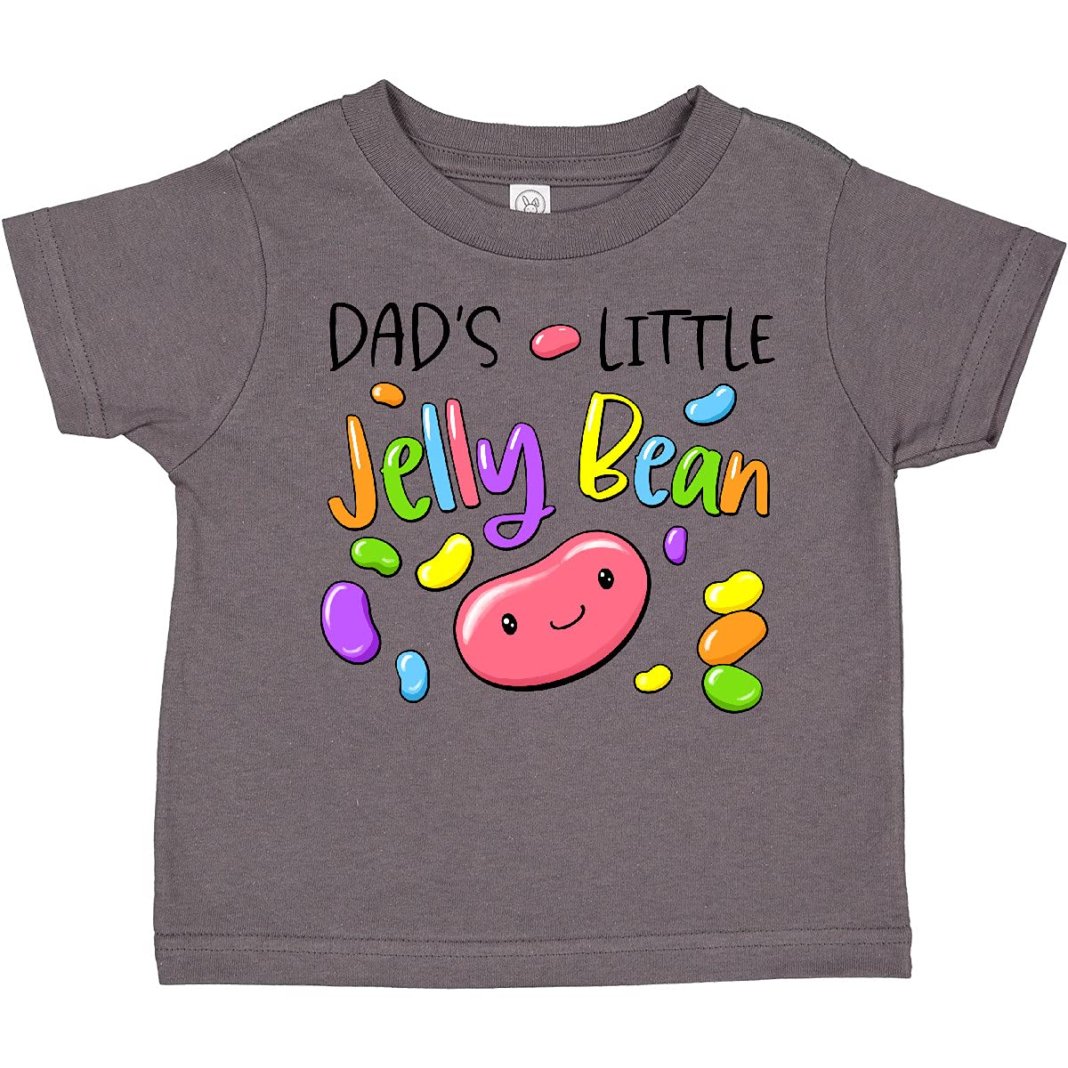 Inktastic Cute Easter Candy Toddler T-Shirt for Dad's Little Jellybean - Perfect for Easter Outfits, Family Photos & Holiday Celebrations