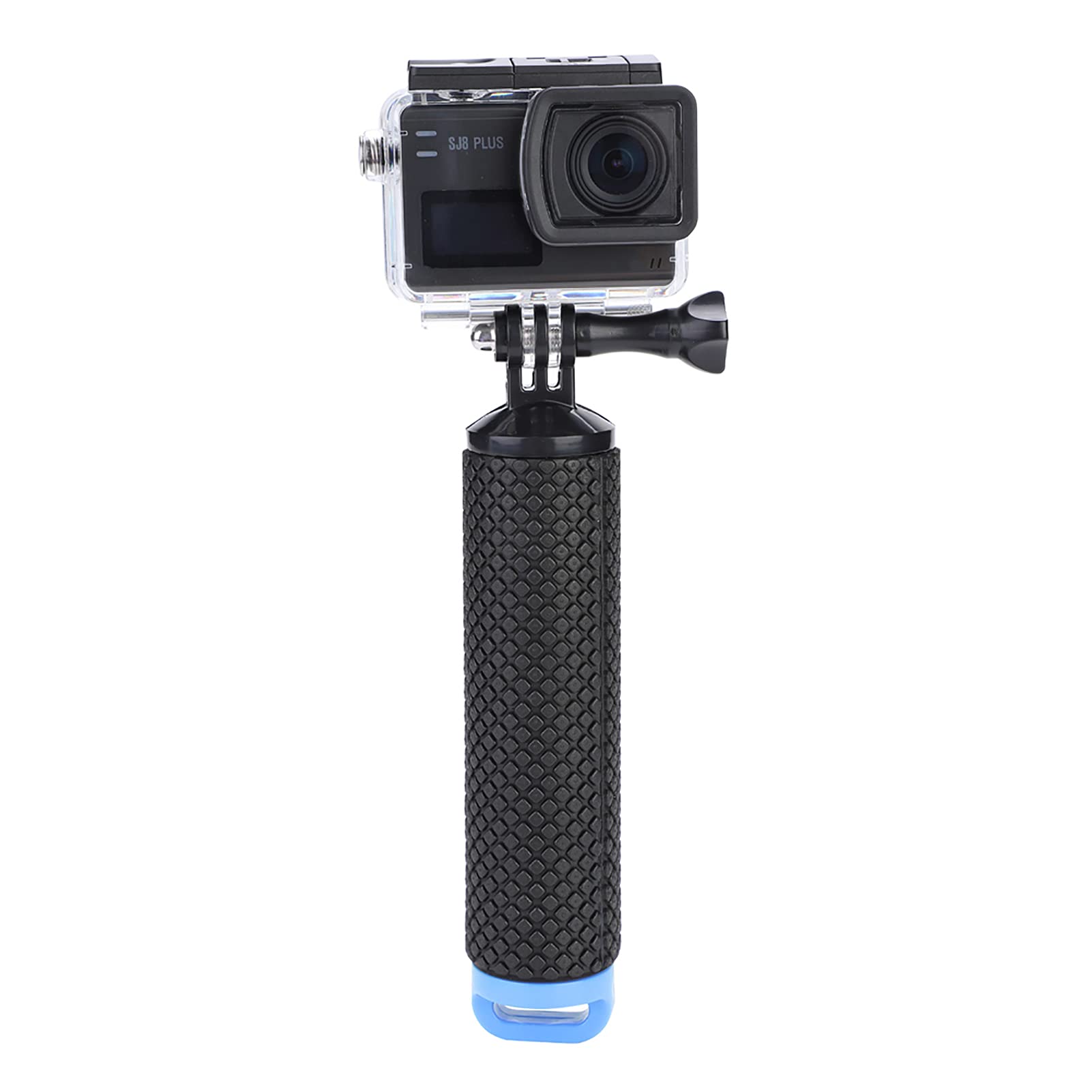 **Waterproof Floating Handle Tripod for GoPro, SJ-CAM, Xiaomi Yi - 8 x 3.8cm Lightweight Diving Stick for Surfing, Swimming & Underwater Action Cameras (Blue)**    *Perfect for underwater adventures, beach trips, and capturing smooth action shots while surfing or swimming!*