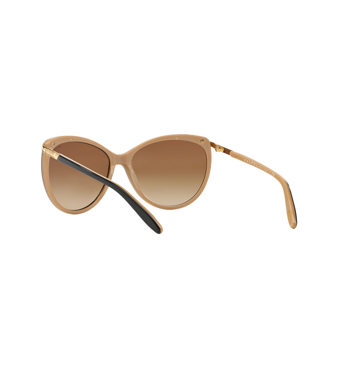 Ralph Lauren Ra5150 Black Nude Sunglasses for Women - Classic Aviator Style UV Protection Shades for Driving, Beach & Outdoor Activities