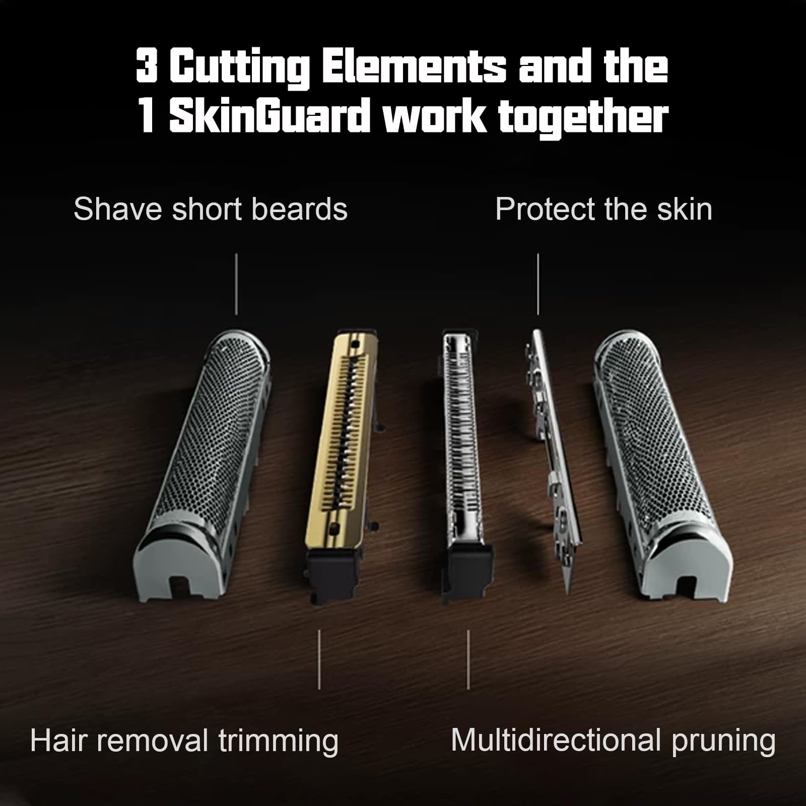 2 Pack 94M Electric Replacement Shaver Heads - Compatible with Braun Series 9 Pro & Series 9 Razors (Silver) - Perfect for Travel & Daily Shaving