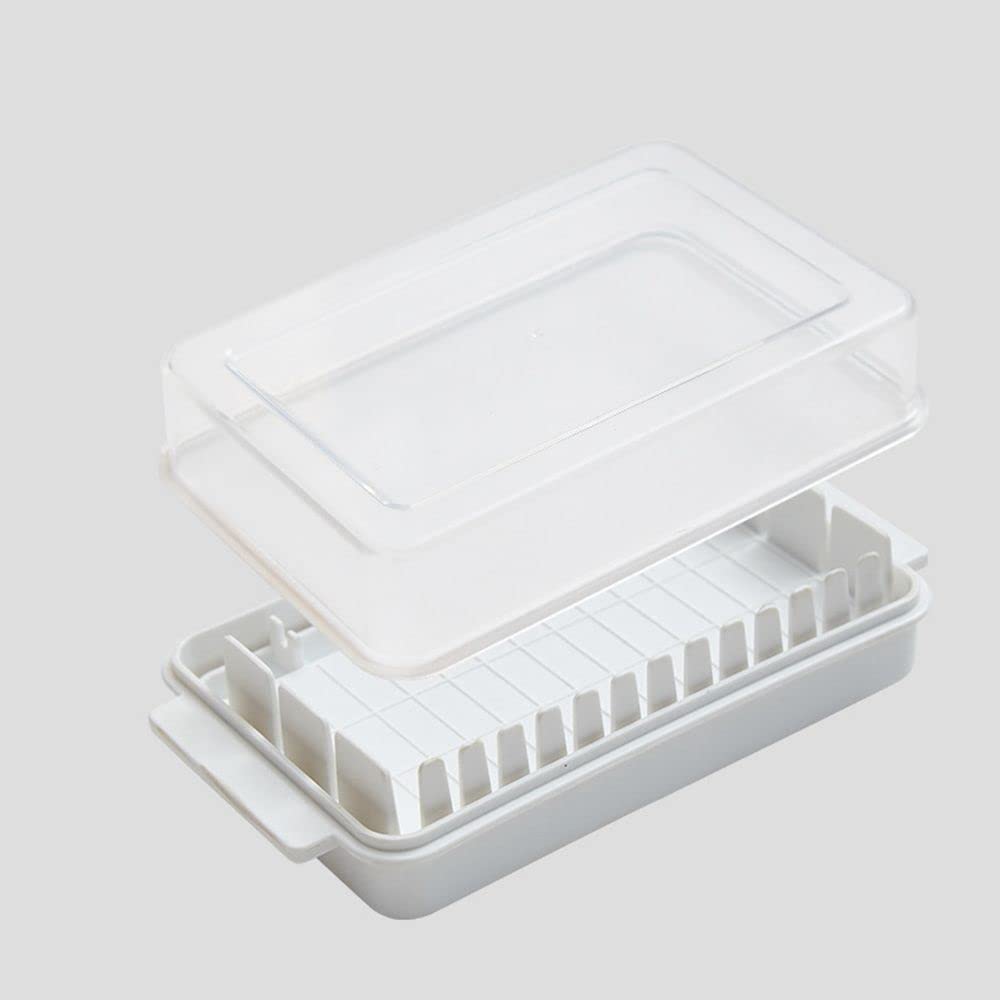 Japanese-Style Butter Cutter and Storage Box - Cheese Slicer with Lid, Airtight Butter Container for Freshness - Perfect for Kitchen, Baking, and Breakfast Table Use