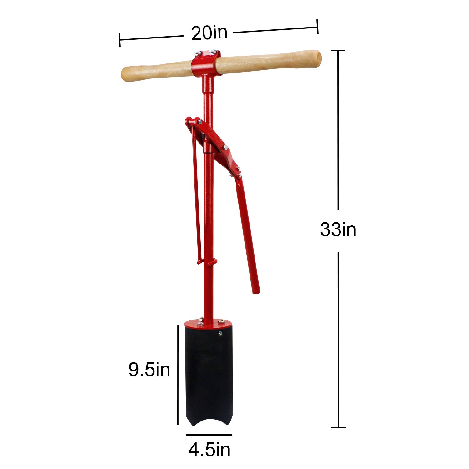 MYKUJA Golf Hole Cutter - Manual Lever Action Putting Green Hole Punch Machine for Golf Course Maintenance & Practice Greens | Perfect for Golf Course Construction, Backyard Putting Greens & DIY Golf Training