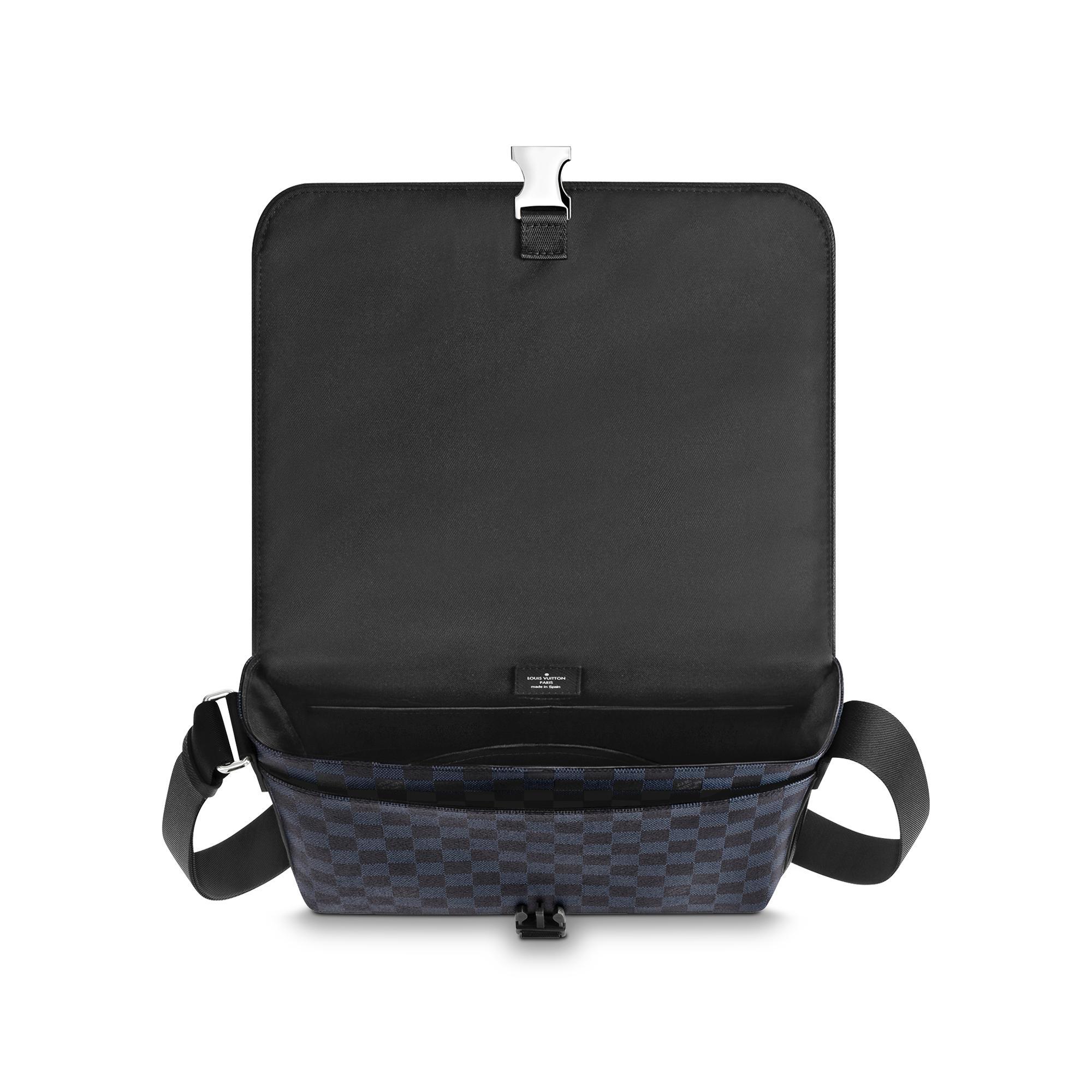 LV Matchpoint Messenger Bag in Damier Cobalt Canvas - Stylish Crossbody Bag for Men, Perfect for Work, Travel & Everyday Use