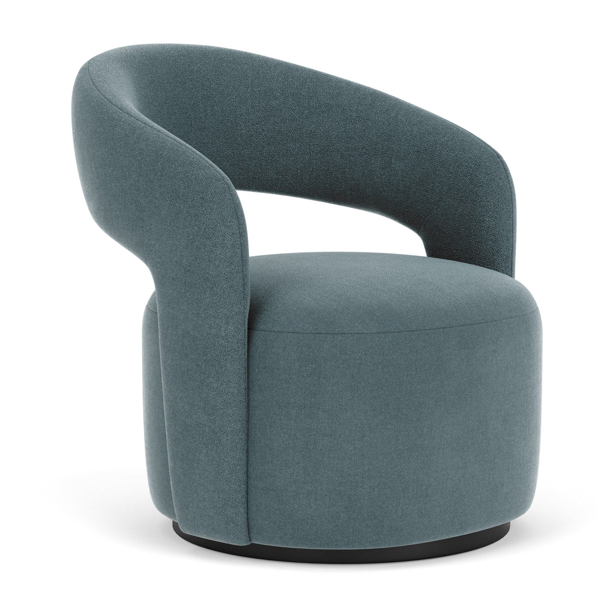 Stylish Judi Fabric Swivel Armchair - Modern Upholstered Accent Chair with 360° Rotation for Living Room, Bedroom or Office - Comfortable Lounge Seating for Home Decor