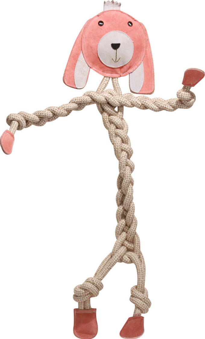 HuggleHounds All-Natural Durable Rope Dog Chew Toys - Interactive Play & Dental Health for Small Medium Large Dogs - Perfect for Fetch, Tug-of-War & Teething Puppies