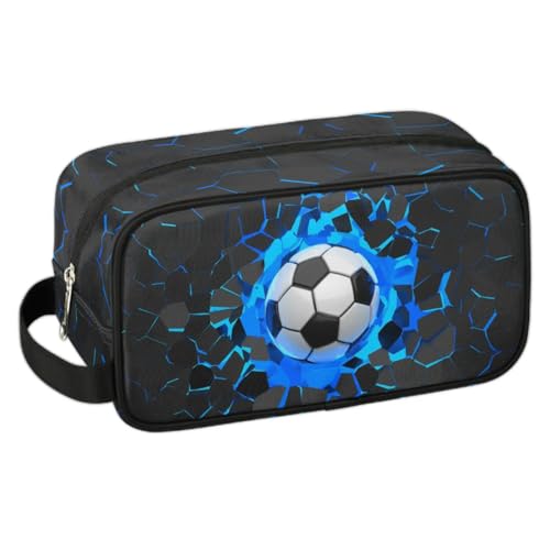 3D Blue Soccer