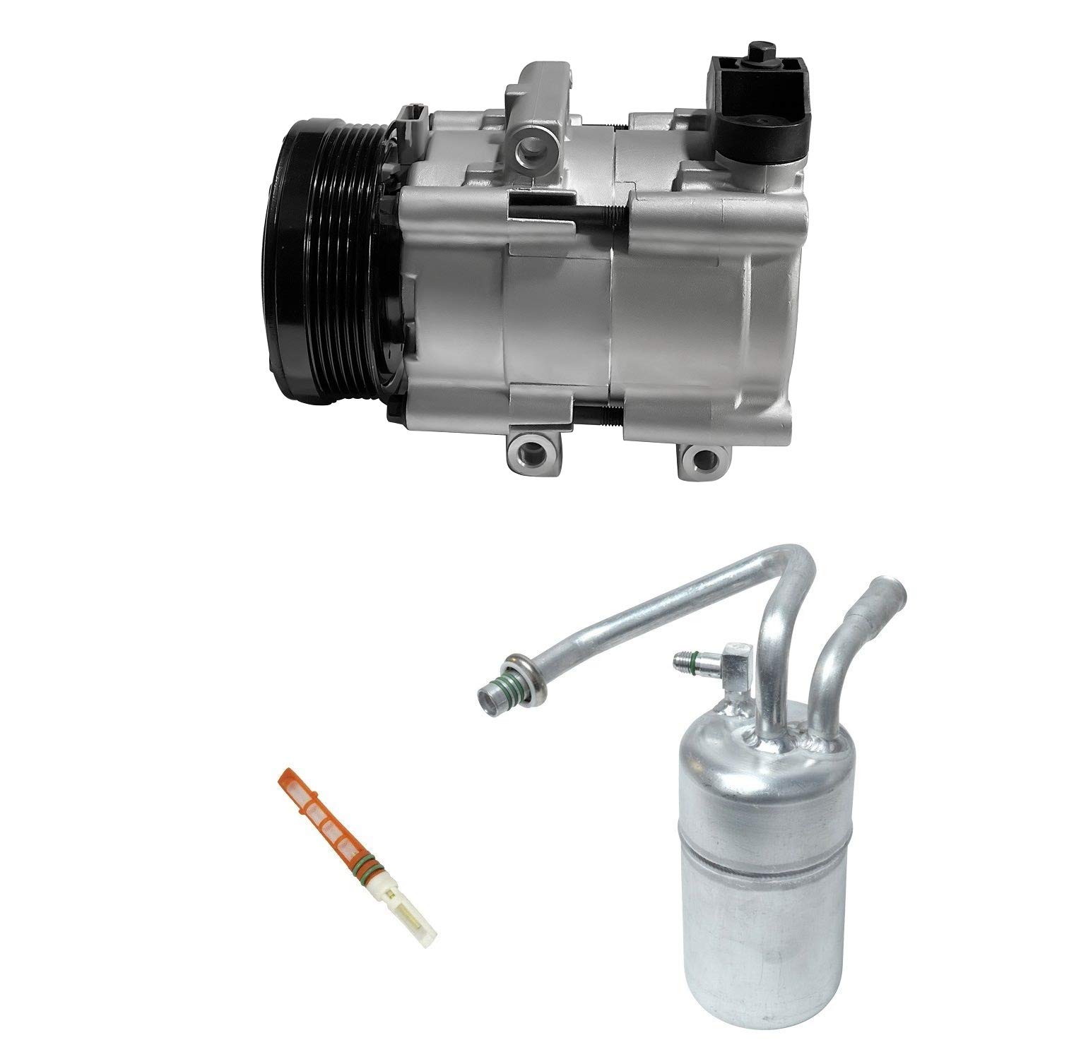 RYC New AC Compressor and A/C Clutch Kit KT AD02N - Compatible with Ford Mustang 4.6L 1996-1998 Models | Perfect for AC System Repair & Summer Cooling