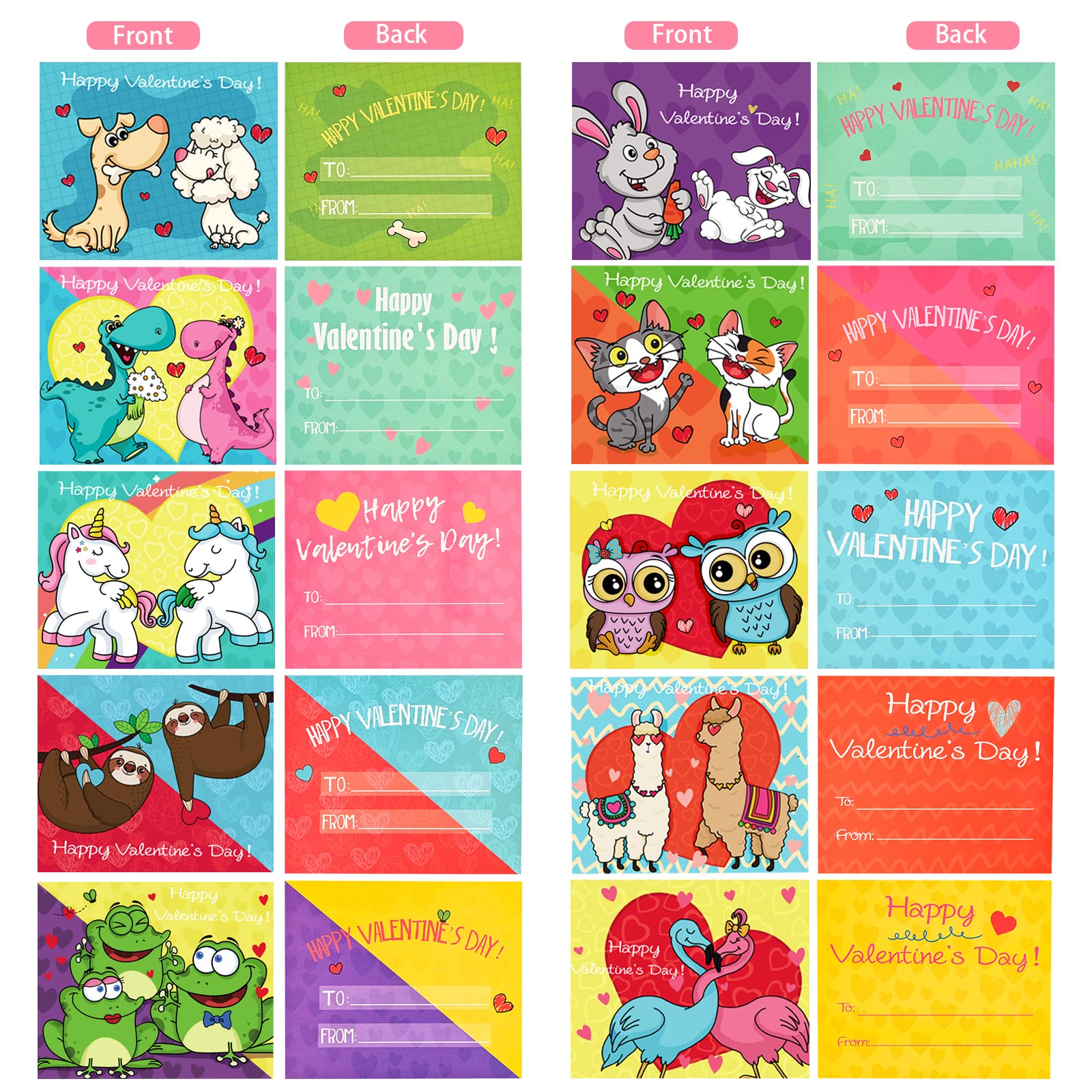 40PCS Valentine's Day Cards for Kids with Keychains - Classroom Exchange Greeting Cards Gift Pack for Boys & Girls | School Party Favors, Class Activities & Valentine's Day Celebrations