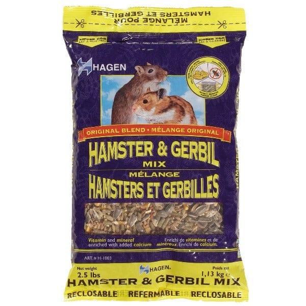 Premium Hagen Hamster & Gerbil Food - Nutritious VME Staple Mix Diet for Small Pets | Ideal for Daily Feeding & Balanced Nutrition