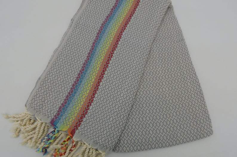 Premium Light Gray 100% Cotton Bath Towel - Soft, Absorbent & Quick-Drying for Spa, Beach & Gym Use