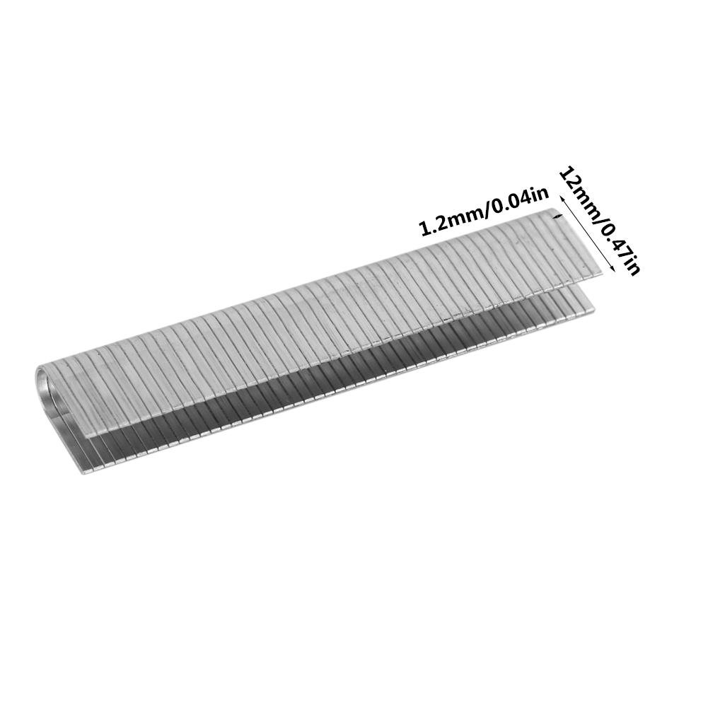 1000pcs A3 Steel U-Type Staples for Staple Gun - Heavy Duty Stapler Nails Fasteners with High Strength & Durability - Perfect for Office, Home DIY, Carpentry, Upholstery and Packaging Projects