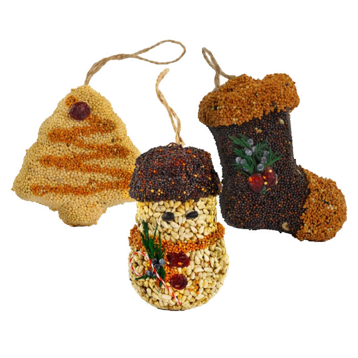 Festive Holiday Decorations - Christmas Tree, Stocking & Snowman Ornaments for Home, Party & Gift Giving