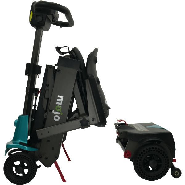 MOJO Automatic Folding Scooter - Lightweight & Portable Mobility Scooter for Adults & Seniors - Perfect for Travel, Shopping & Outdoor Adventures