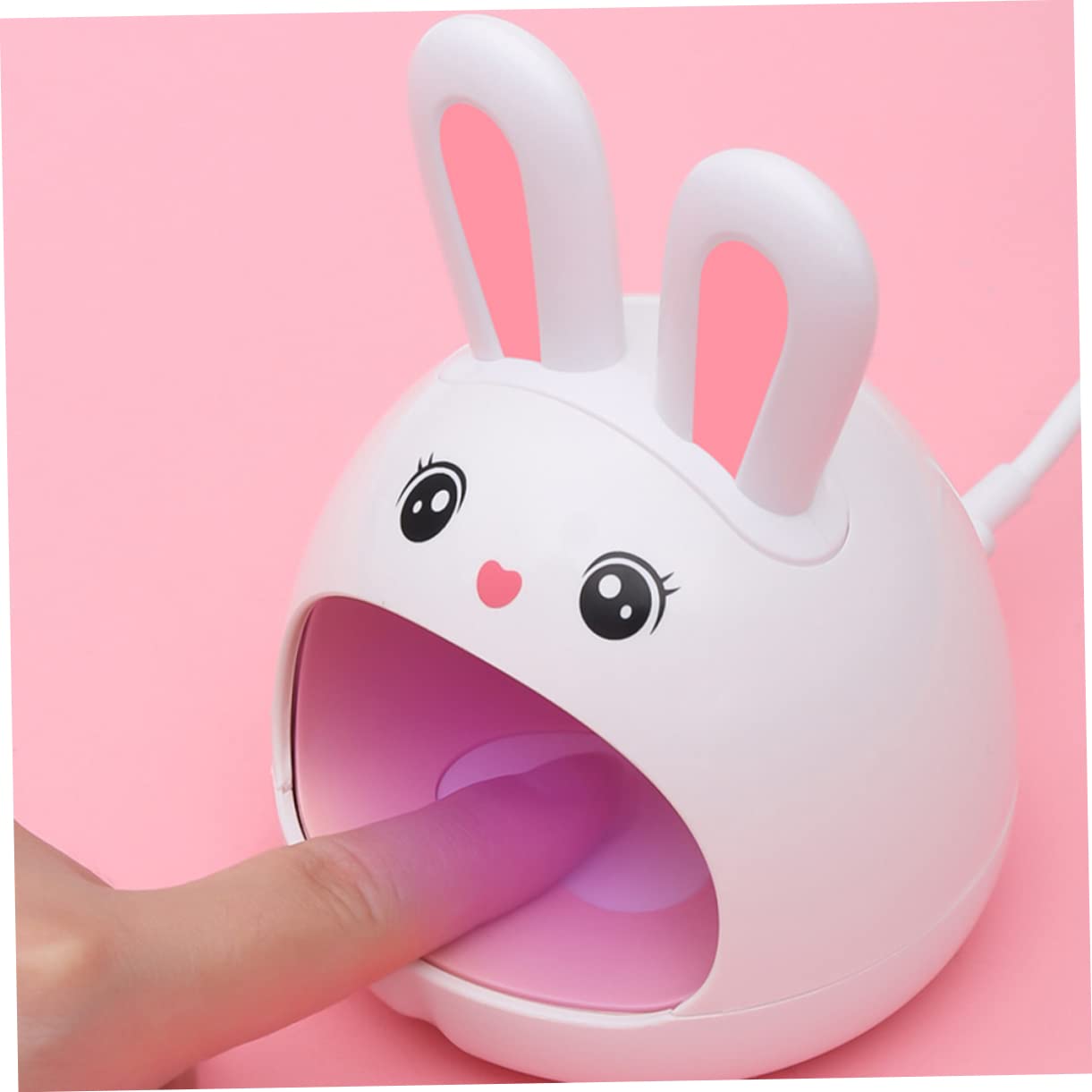 Beavorty Speedy Dry LED Nail Lamp - Professional UV Gel Nail Light with Rabbit Design for Fast Curing | Perfect for Home Manicures, Nail Salons & DIY Nail Art Kits