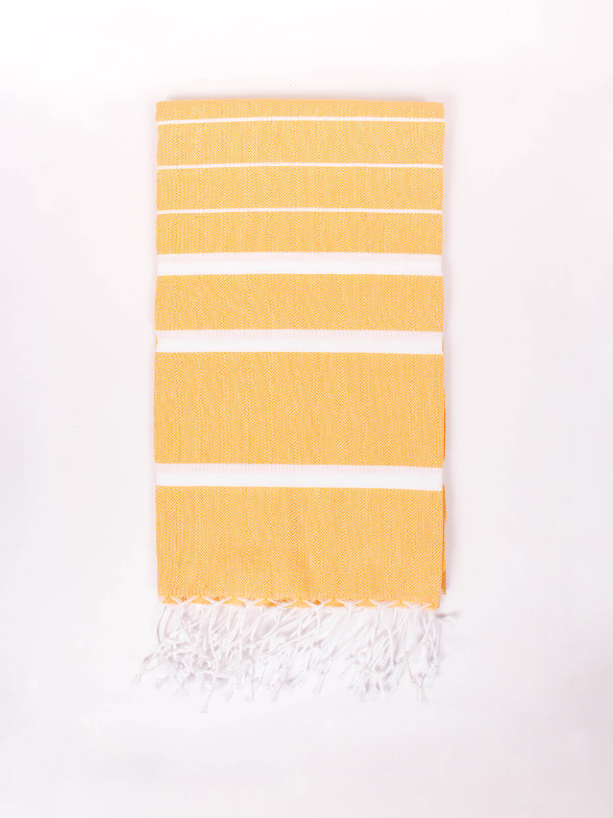 Premium Ibiza Summer Hammam Towel - 100% Cotton Turkish Peshtemal, Saffron Yellow - Perfect for Beach, Pool, Yoga & Spa Days